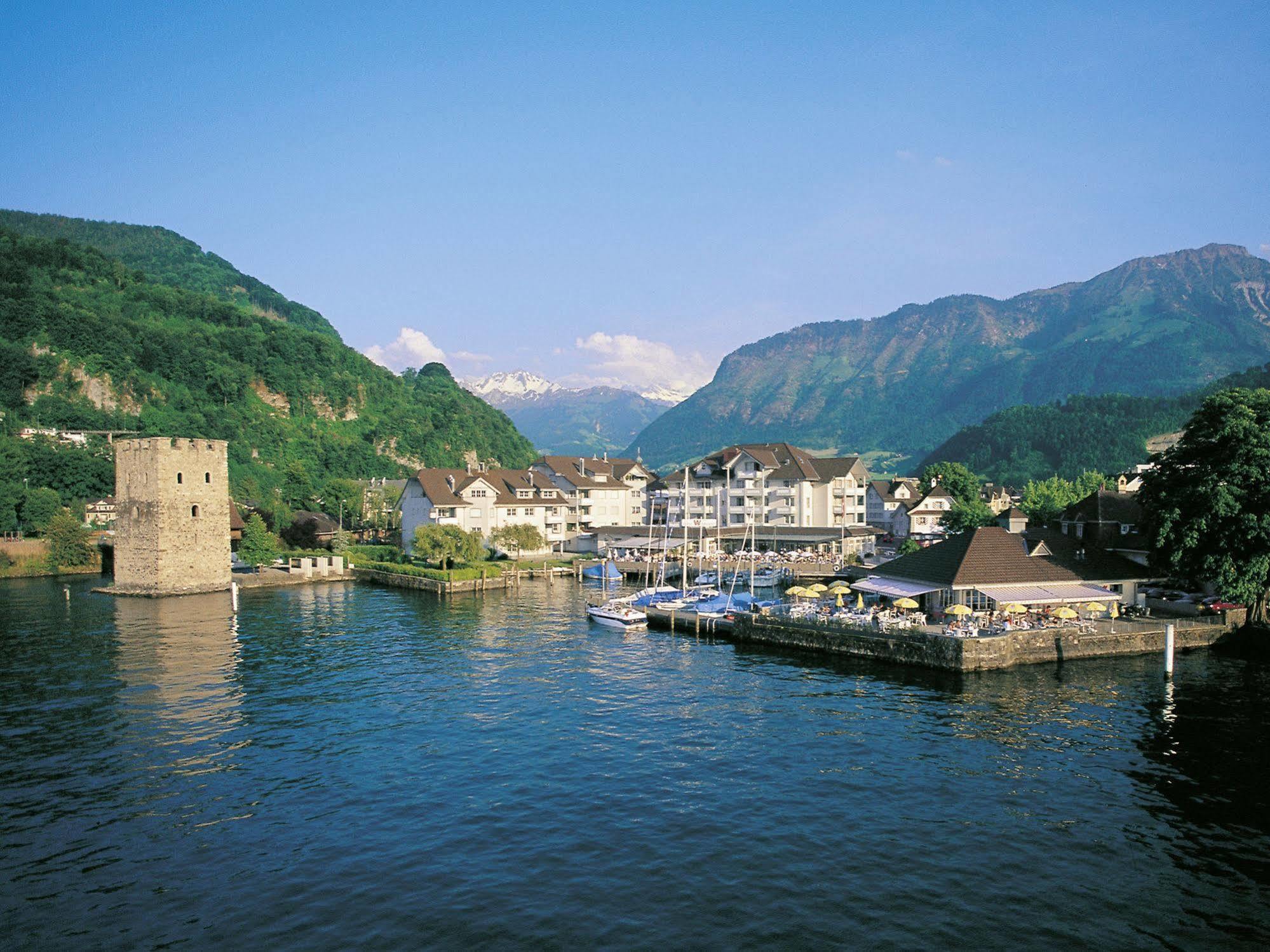 Hotel Winkelried Am See Stansstad Exterior foto