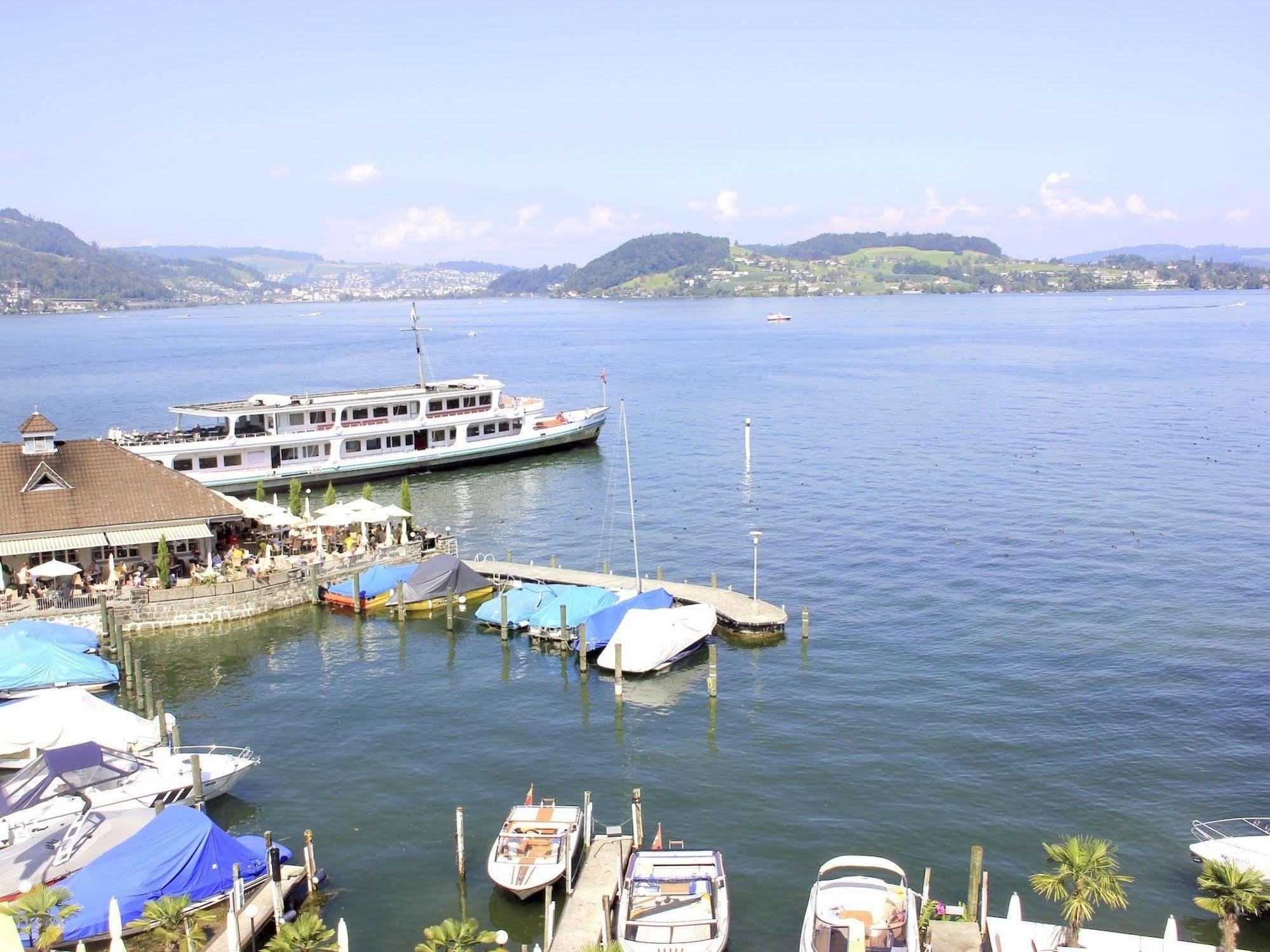 Hotel Winkelried Am See Stansstad Exterior foto